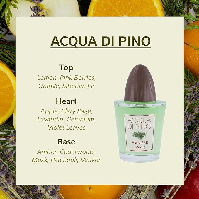 Acqua Di Pino Fougere For Men - A Men's Eau De Toilette Cologne Perfume Spray - 4.2 Oz